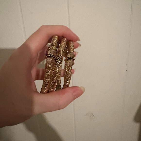 Golden wrap bracelet - Picture 1 of 4